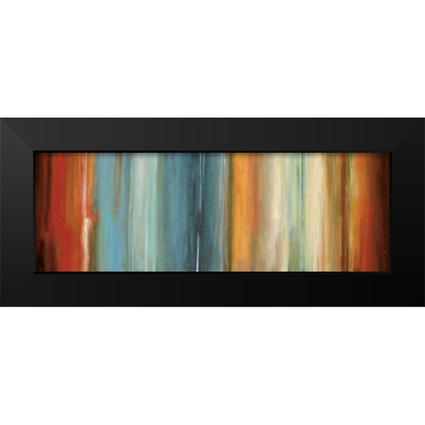 Flow II Black Modern Wood Framed Art Print by Hansen, Max