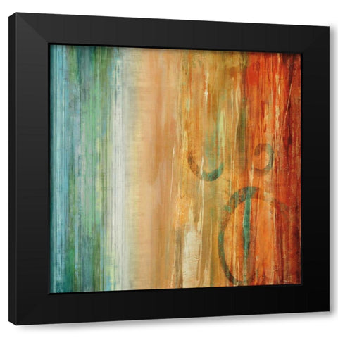 Perennial I Black Modern Wood Framed Art Print with Double Matting by Hansen, Max