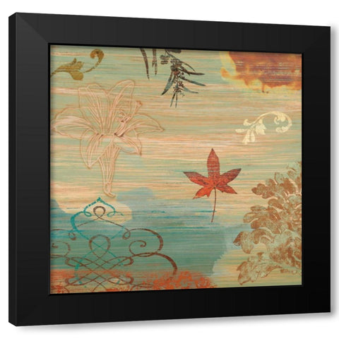 Bohemian Dreams II Black Modern Wood Framed Art Print with Double Matting by Harper, Melanie