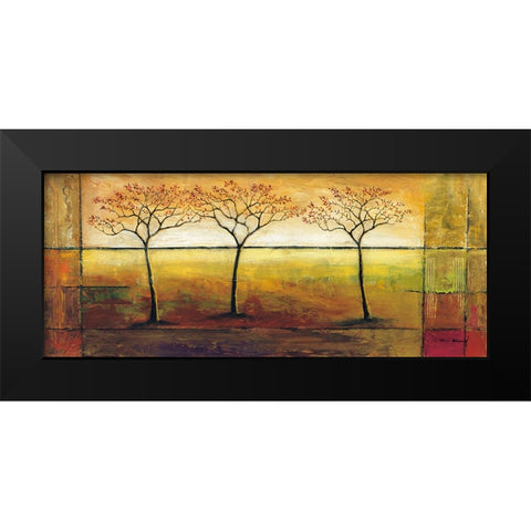Life Line I Black Modern Wood Framed Art Print by Klung, Mike