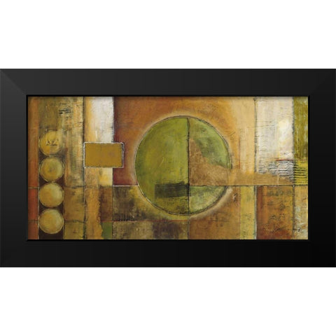 Modular Grid Black Modern Wood Framed Art Print by Klung, Mike