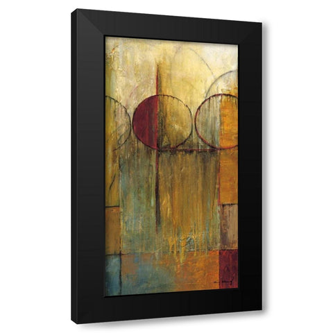 Slender Friends II Black Modern Wood Framed Art Print with Double Matting by Klung, Mike