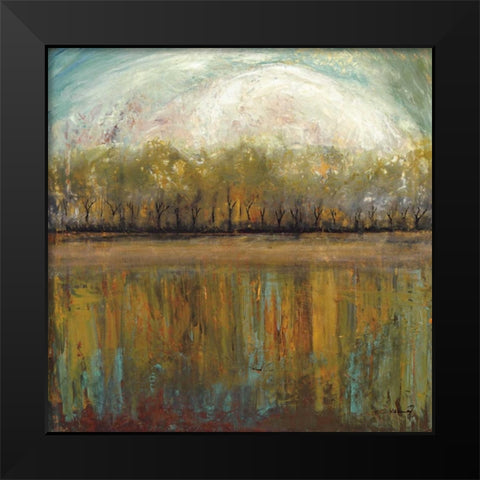 Early Days II Black Modern Wood Framed Art Print by Klung, Mike