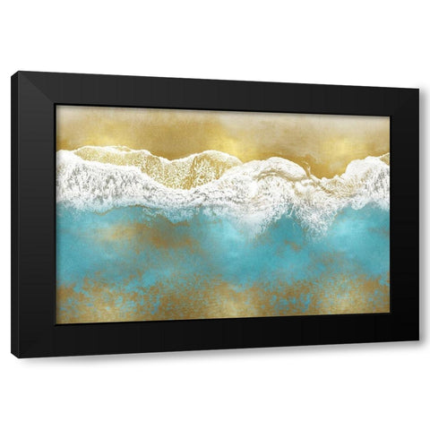 Gold Coast III Black Modern Wood Framed Art Print by Olsen, Maggie