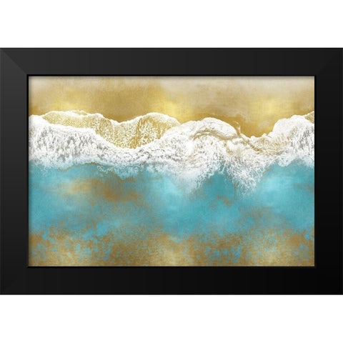 Gold Coast III Black Modern Wood Framed Art Print by Olsen, Maggie