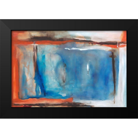 Illusion Black Modern Wood Framed Art Print by Oppenheimer, Michelle