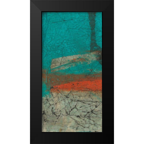 Emerge Black Modern Wood Framed Art Print by Oppenheimer, Michelle