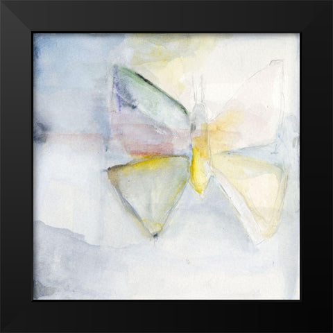 Butterfly II Black Modern Wood Framed Art Print by Oppenheimer, Michelle