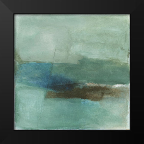 Absence Black Modern Wood Framed Art Print by Oppenheimer, Michelle
