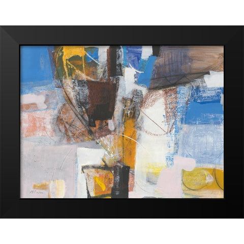 Vacanze Black Modern Wood Framed Art Print by Piovan, Maurizio