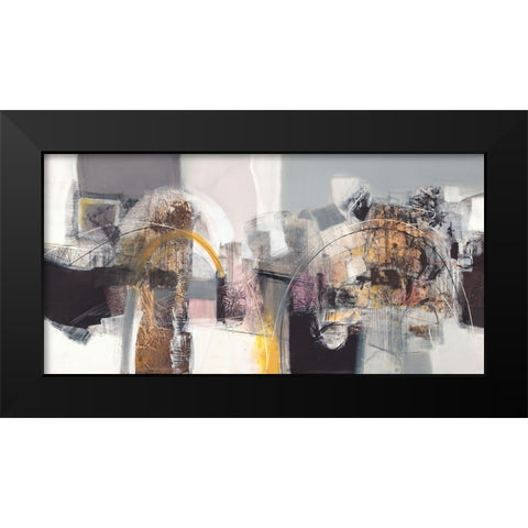 Un passo dopo laltro Black Modern Wood Framed Art Print by Piovan, Maurizio