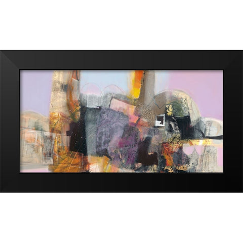 Trasparenze Black Modern Wood Framed Art Print by Piovan, Maurizio