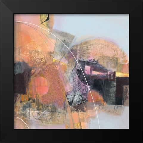 Oltre lorizzonte Black Modern Wood Framed Art Print by Piovan, Maurizio