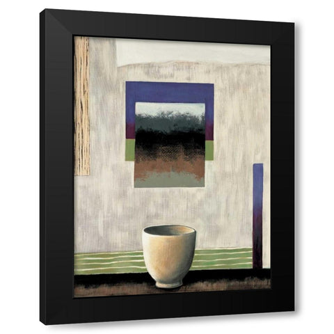 Tranquil I Black Modern Wood Framed Art Print with Double Matting by Richardson, Melissa