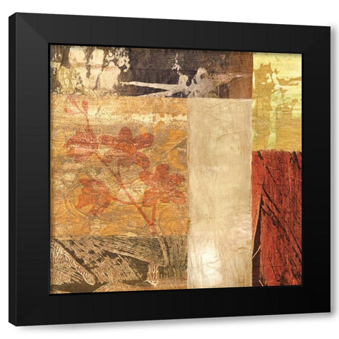 Ensemble naturel II Black Modern Wood Framed Art Print by Reynaud, Martine