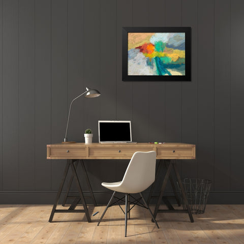 Emergence I Black Modern Wood Framed Art Print by Tienhaara, Michael