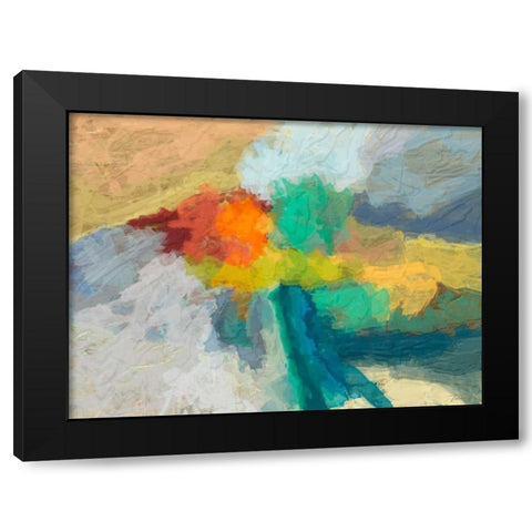 Emergence I Black Modern Wood Framed Art Print by Tienhaara, Michael