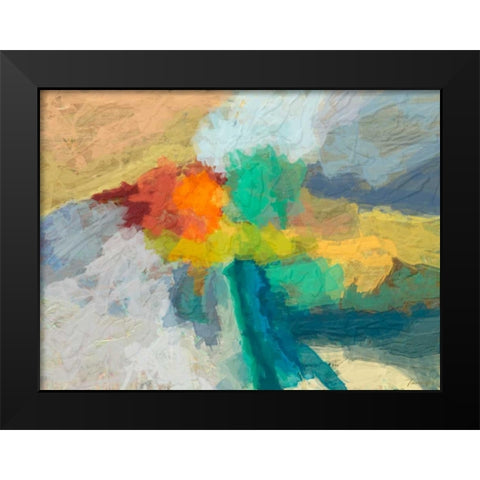 Emergence I Black Modern Wood Framed Art Print by Tienhaara, Michael