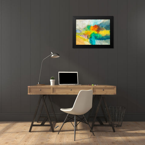 Emergence II Black Modern Wood Framed Art Print by Tienhaara, Michael