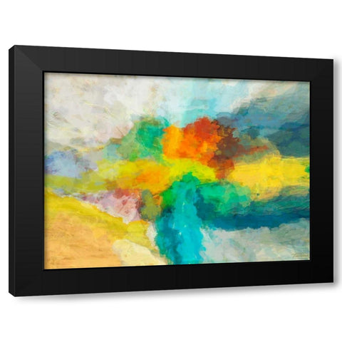 Emergence II Black Modern Wood Framed Art Print by Tienhaara, Michael