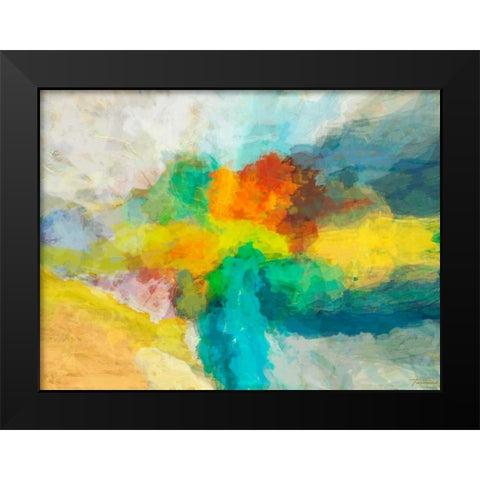 Emergence II Black Modern Wood Framed Art Print by Tienhaara, Michael