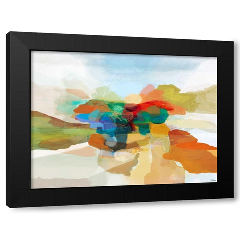 Fracture I Black Modern Wood Framed Art Print by Tienhaara, Michael