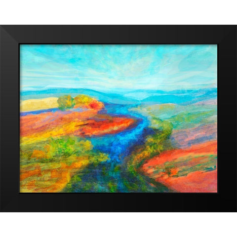 Mutations I Black Modern Wood Framed Art Print by Tienhaara, Michael
