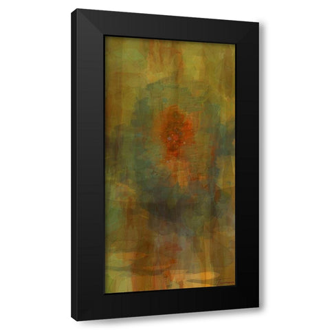 Passages Tryptic Center Black Modern Wood Framed Art Print with Double Matting by Tienhaara, Michael