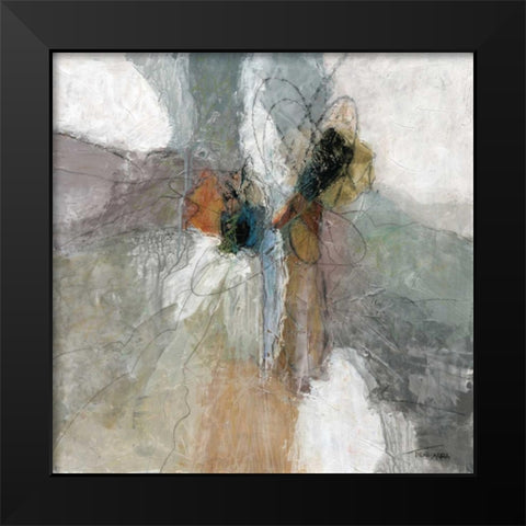 Placidity II Black Modern Wood Framed Art Print by Tienhaara, Michael