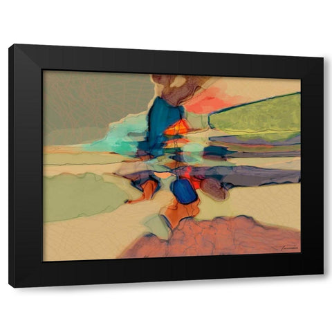 Progression III Black Modern Wood Framed Art Print with Double Matting by Tienhaara, Michael
