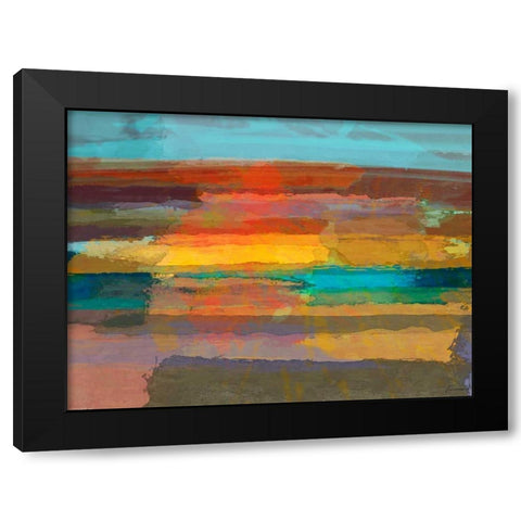 Solace I Black Modern Wood Framed Art Print with Double Matting by Tienhaara, Michael