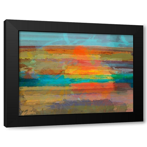 Solace II Black Modern Wood Framed Art Print by Tienhaara, Michael