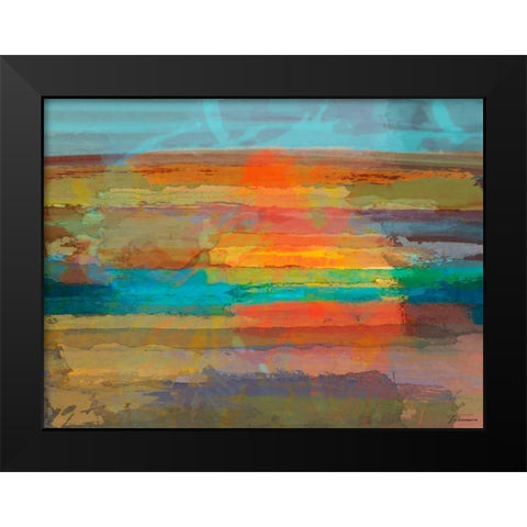 Solace II Black Modern Wood Framed Art Print by Tienhaara, Michael