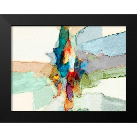 Transformation IV Black Modern Wood Framed Art Print by Tienhaara, Michael