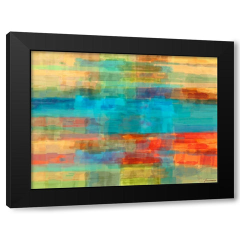 Variations I Black Modern Wood Framed Art Print by Tienhaara, Michael