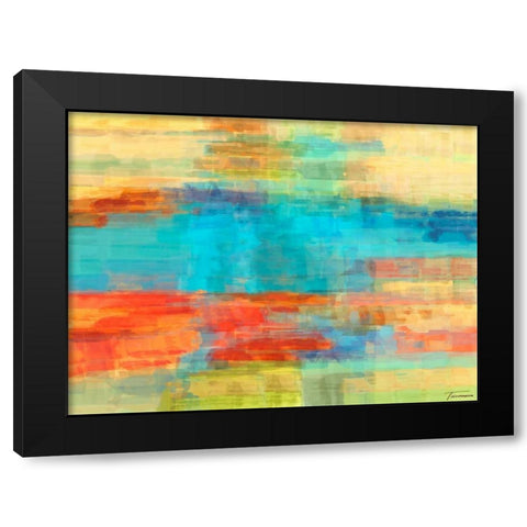 Variations II Black Modern Wood Framed Art Print by Tienhaara, Michael