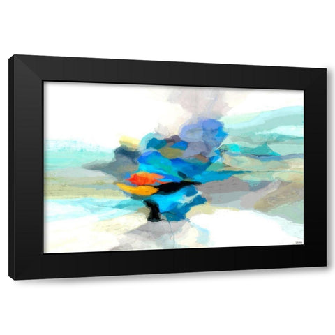 Cumulus II Black Modern Wood Framed Art Print by Tienhaara, Michael