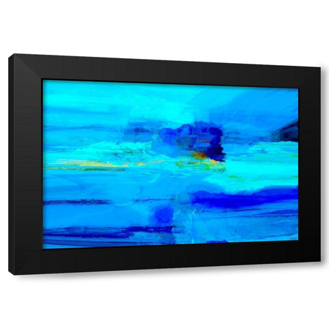 Emanate II Black Modern Wood Framed Art Print with Double Matting by Tienhaara, Michael