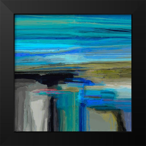 Eternal II Black Modern Wood Framed Art Print by Tienhaara, Michael