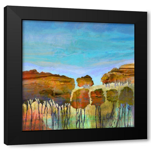Harmony III Black Modern Wood Framed Art Print by Tienhaara, Michael
