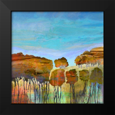 Harmony III Black Modern Wood Framed Art Print by Tienhaara, Michael