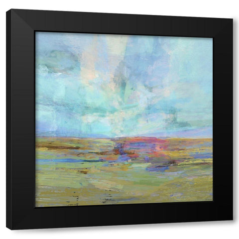 Inclusion I Black Modern Wood Framed Art Print with Double Matting by Tienhaara, Michael