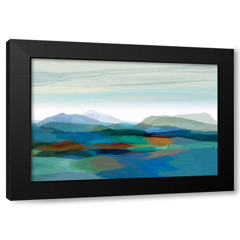 Majestic I Black Modern Wood Framed Art Print with Double Matting by Tienhaara, Michael