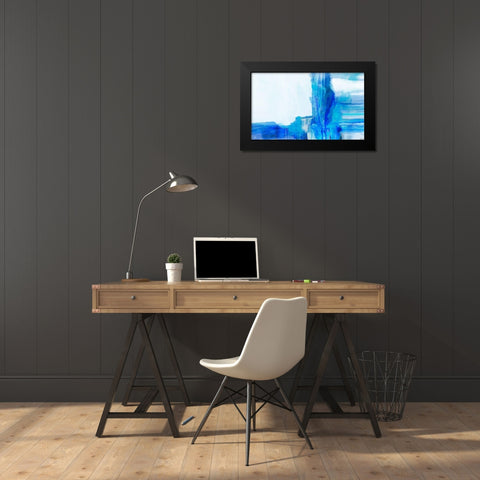 Mood Shift III Black Modern Wood Framed Art Print by Tienhaara, Michael