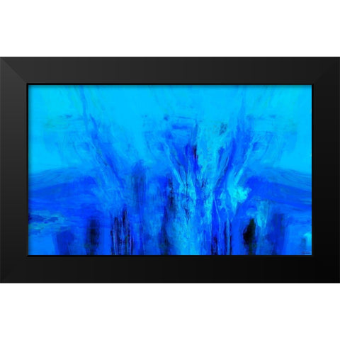 Mood Shift VI Black Modern Wood Framed Art Print by Tienhaara, Michael
