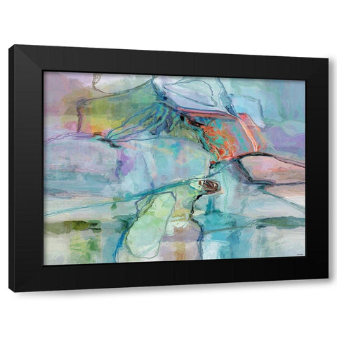 Movement I Black Modern Wood Framed Art Print with Double Matting by Tienhaara, Michael