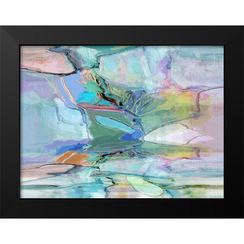Movement II Black Modern Wood Framed Art Print by Tienhaara, Michael