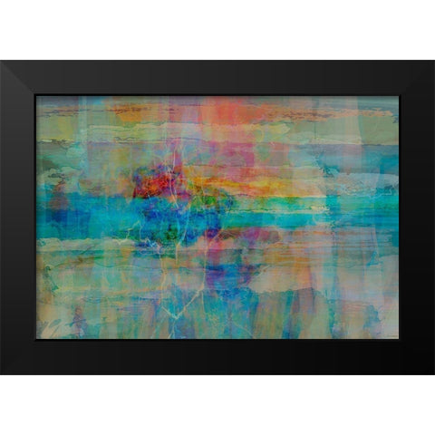 Phase I Black Modern Wood Framed Art Print by Tienhaara, Michael