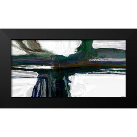 Sculpture V Black Modern Wood Framed Art Print by Tienhaara, Michael