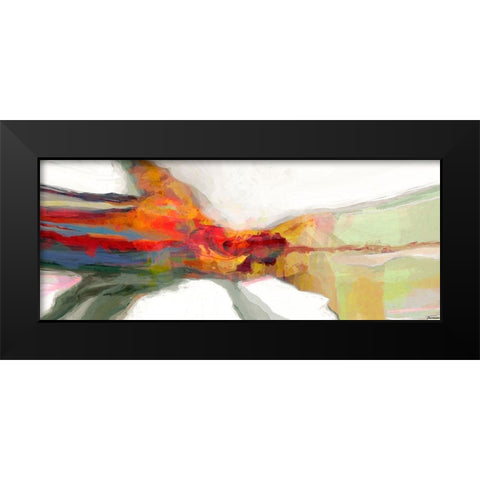 Vibrant Sculpture Black Modern Wood Framed Art Print by Tienhaara, Michael